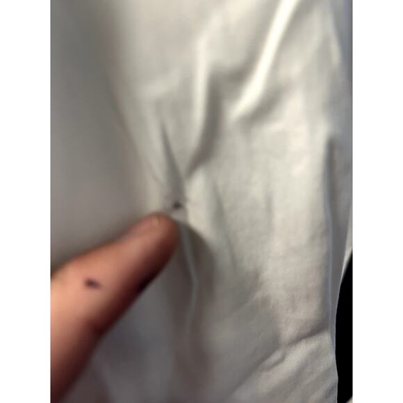 THEORY Slim Fit Cotton Poplin Stretch Long Sleeve Button Down White Shirt M - Picture 5 of 7